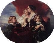 Franz Xaver Winterhalter Elzbieta Branicka, Countess Krasinka and her Children Spain oil painting artist